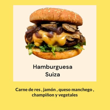 Hamburguesa Suiza