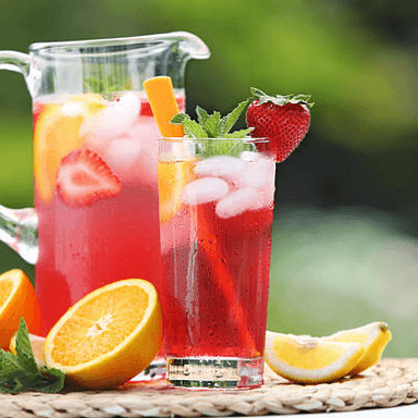 Strawberry  Refresh Lemonade 16oz