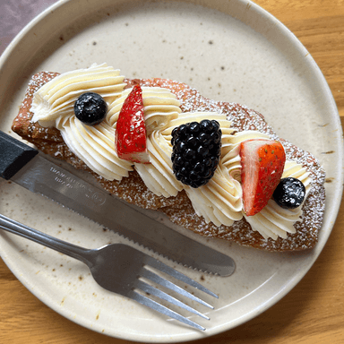 Trenza de frutos rojos