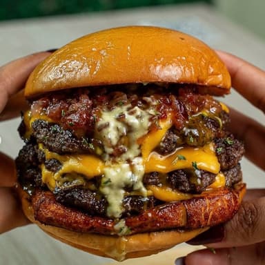 Smash Doble Queso & Chorizo