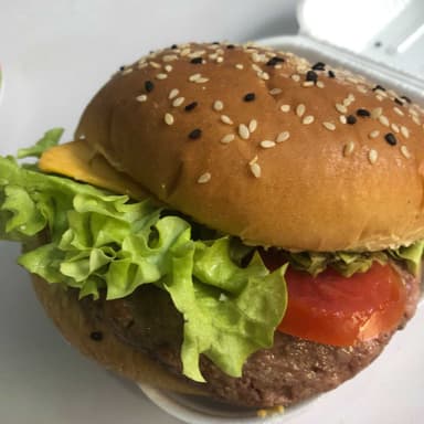 Hamburgesa de Res Sirlon con Queso