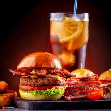 Combo Personal Hamburguesa Bacon Premium