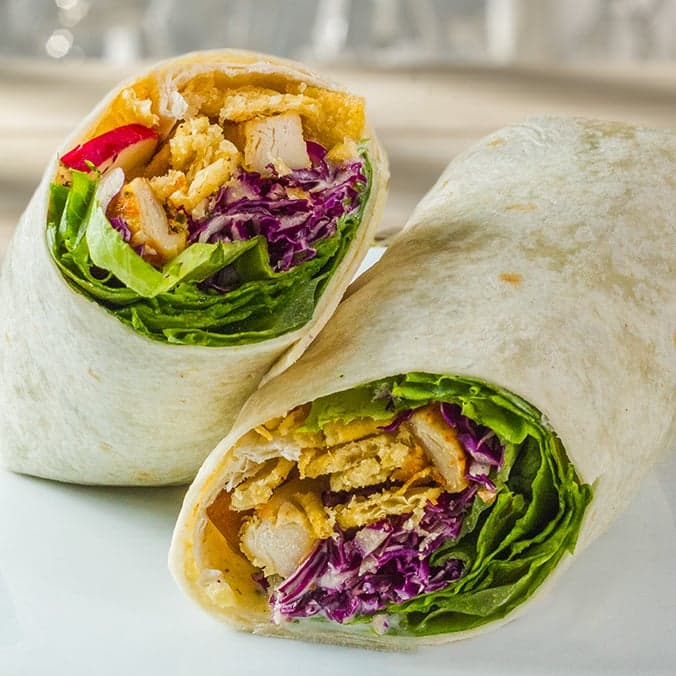Wrap de Pollo Grill +Acompañamiento