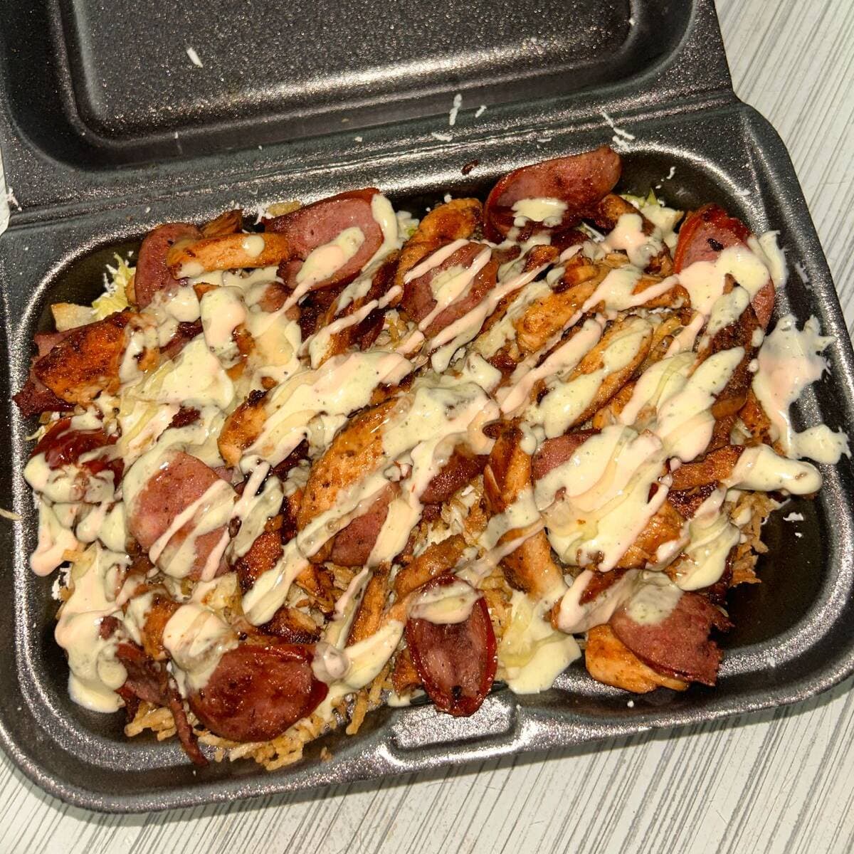 Salchipapa Butifarra