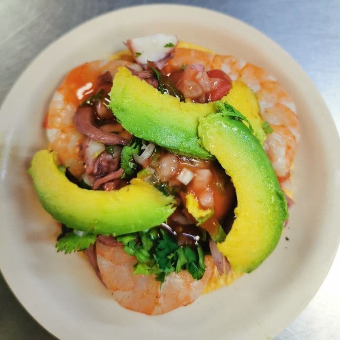 Tostada Camarón