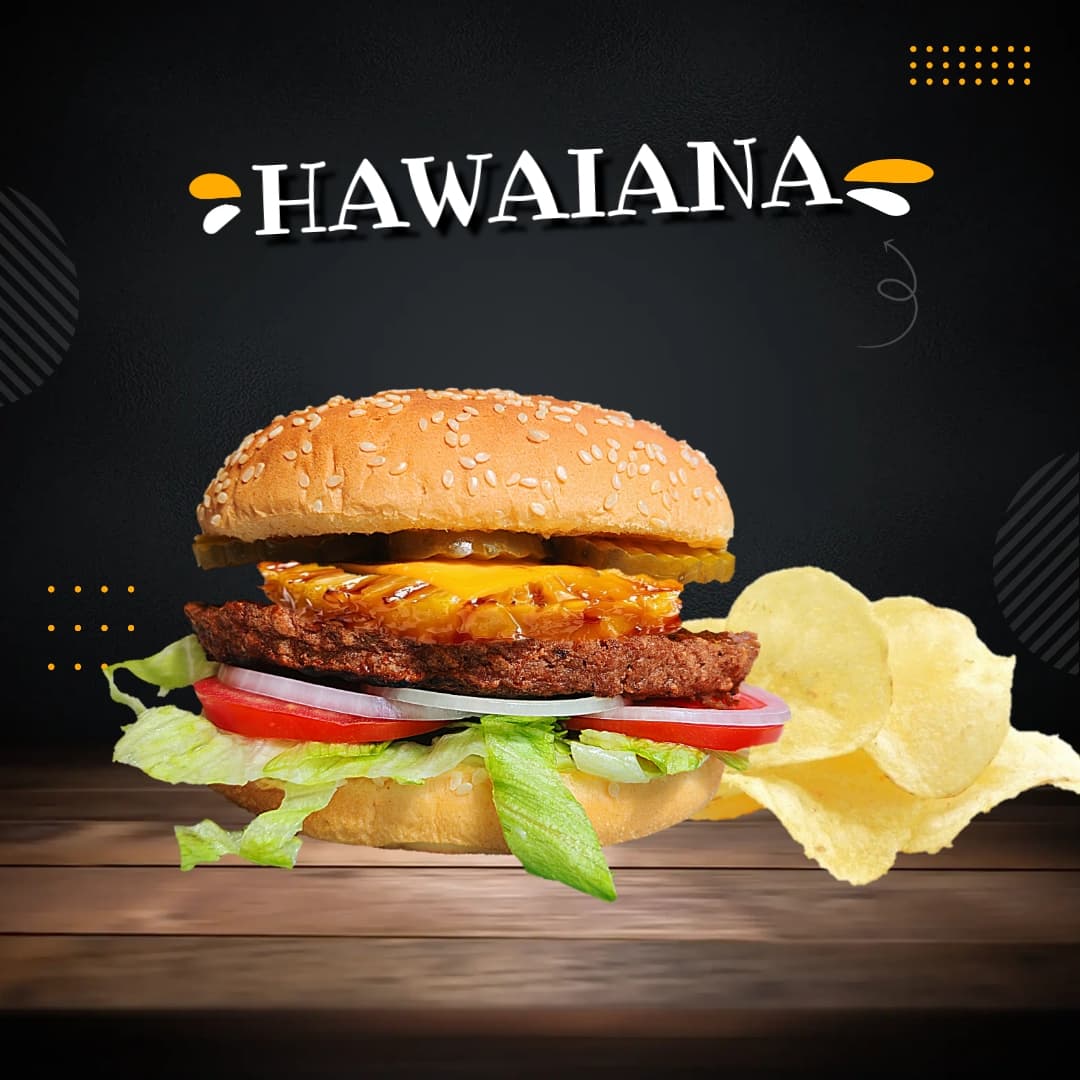 Hamburguesa Hawaiana