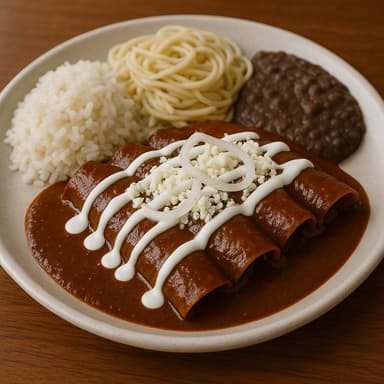 Comida Corrida - Enchiladas de Mole