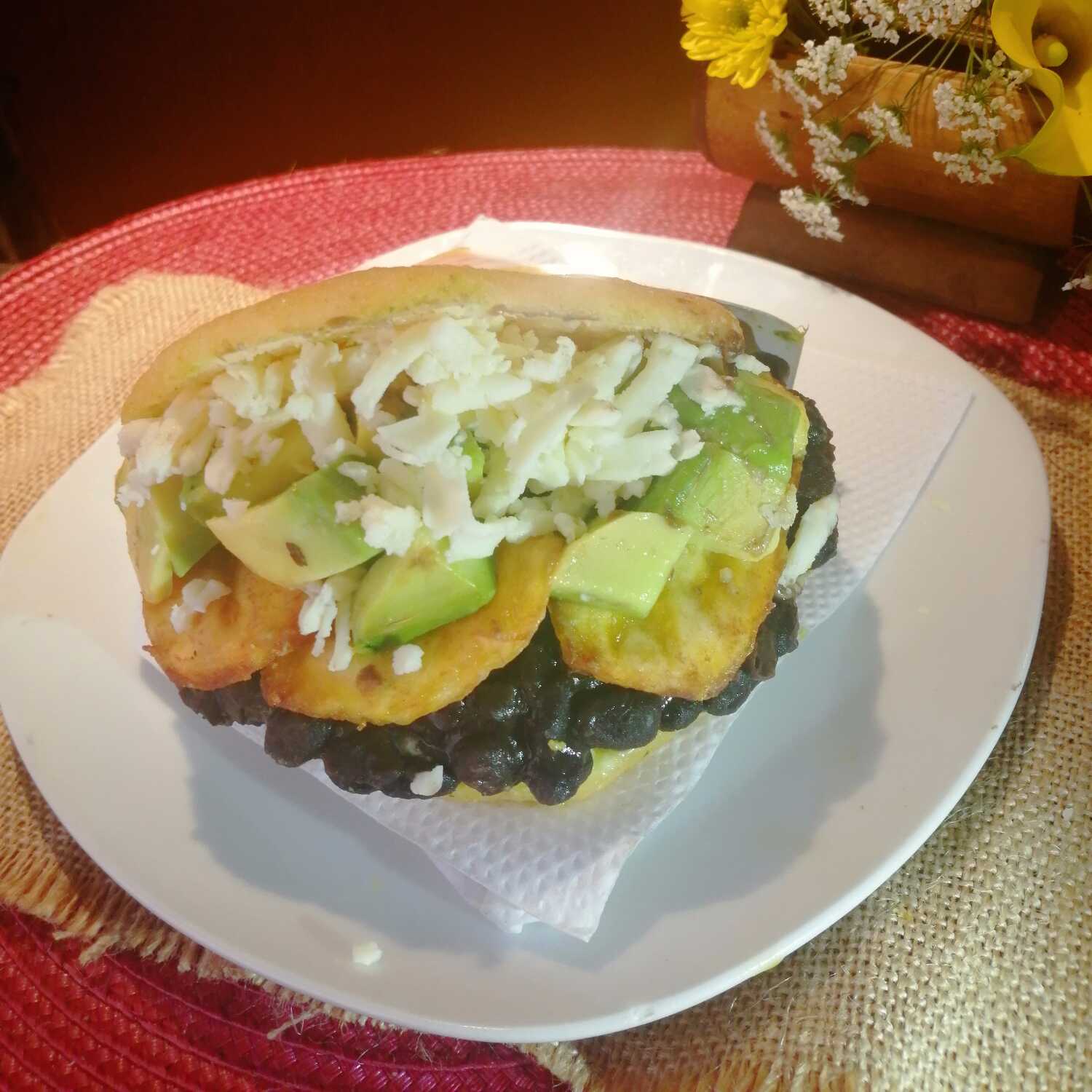 Arepa Vegetariana