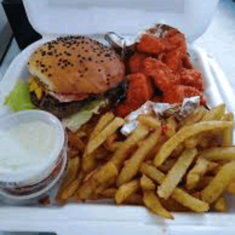 COMBO BONELES/BURGUER