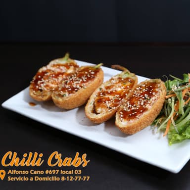 Chili crabs tampico.