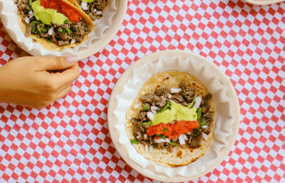 Taco de Rib-eye Tortilla de Harina