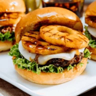HAMBURGUESA HAWAIANA