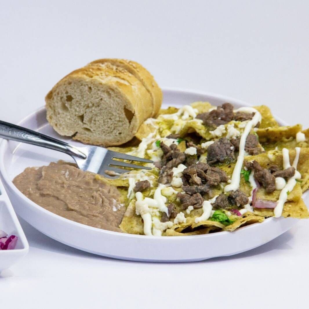 Chilaquile con Asada
