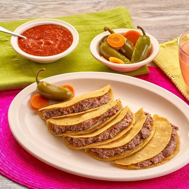 Taco de frijoles
