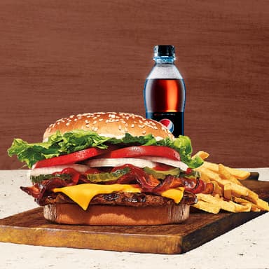 Combo Whopper Queso Tocineta