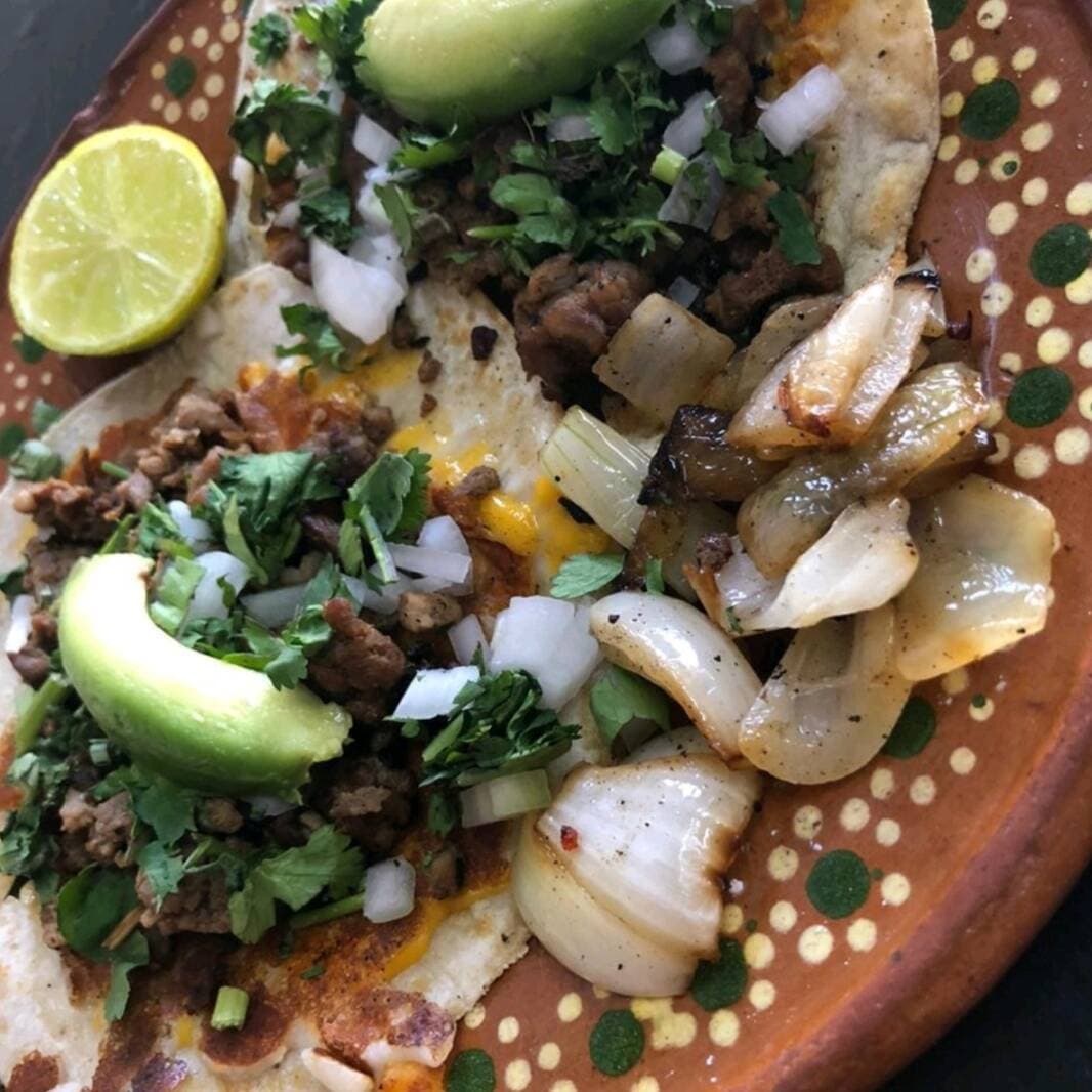 Quesataco de Arrachera Tortilla de Harina