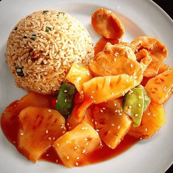 Pollo con Piña