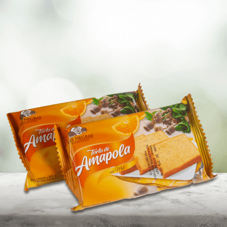 Porcion Individual Torta sabor a Naranja