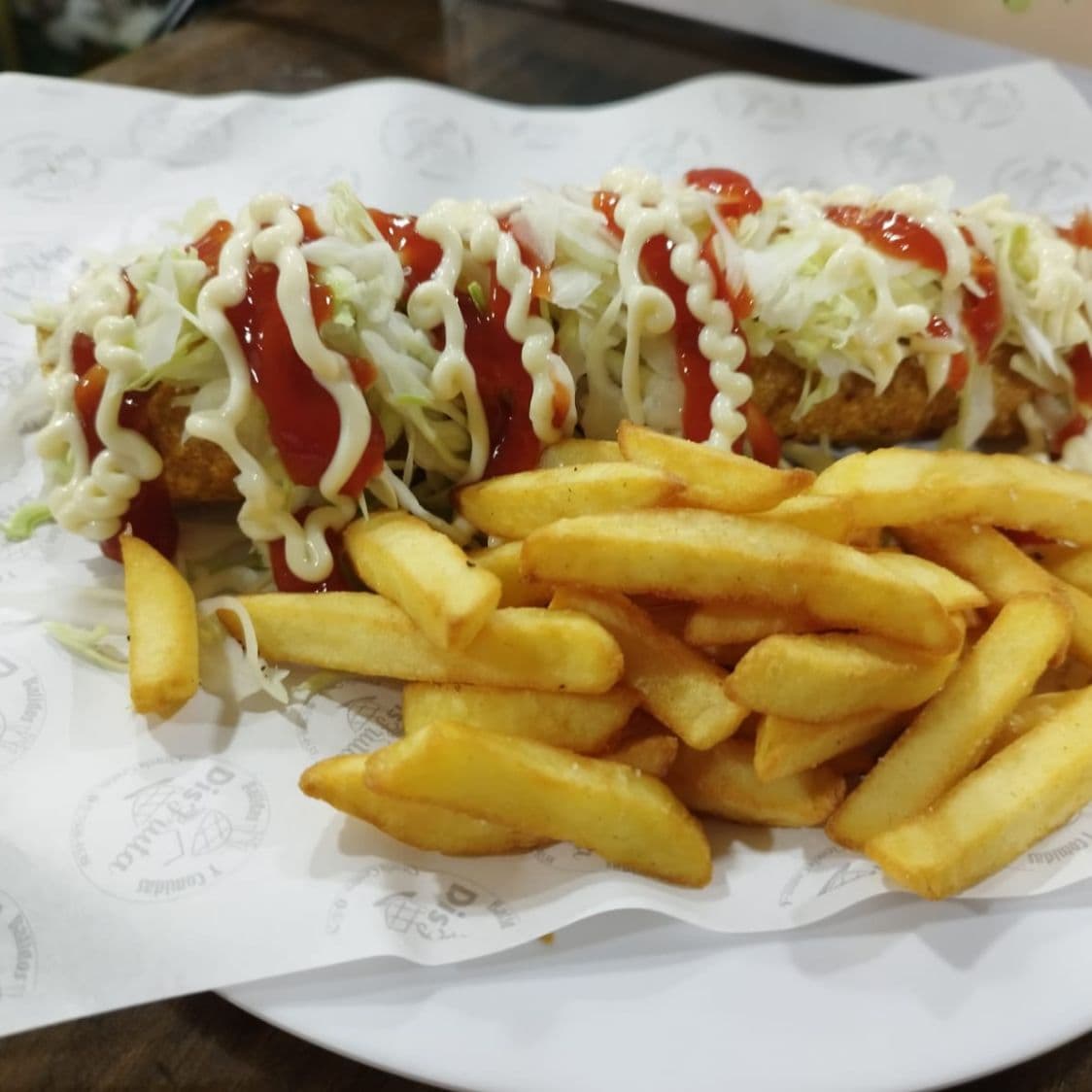 Taco Grande con Papas