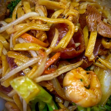Low Mein Cantonés 🍝🍤
