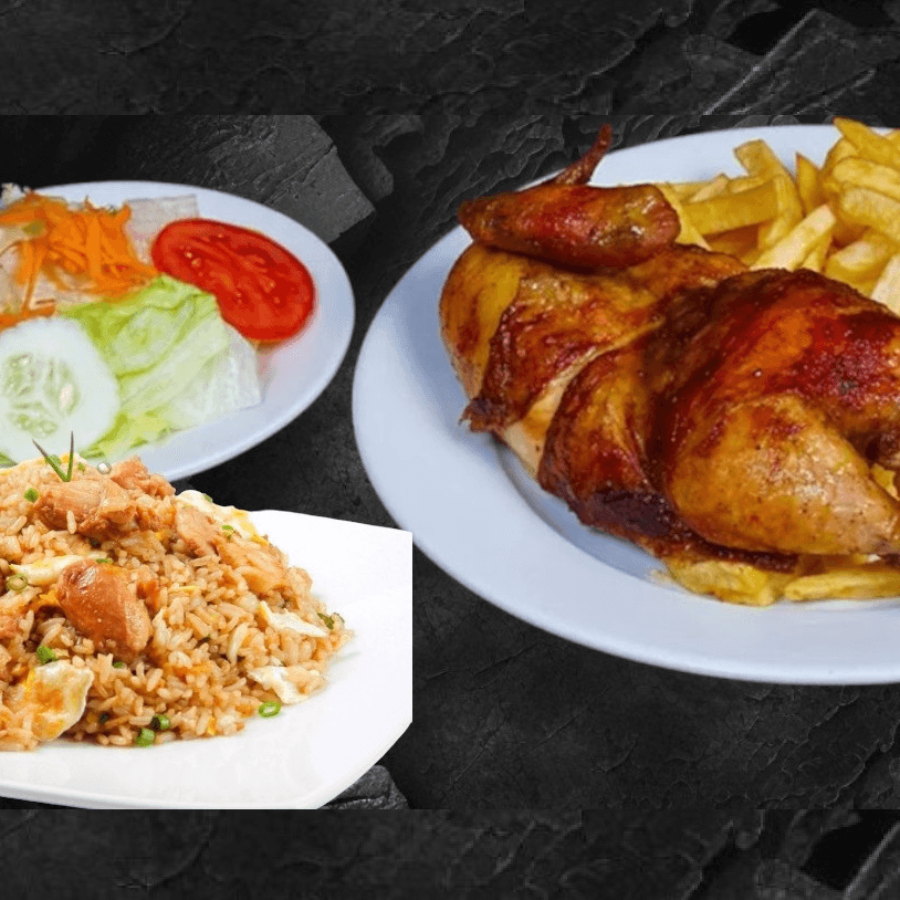 1/2 Pollo + Chaufa