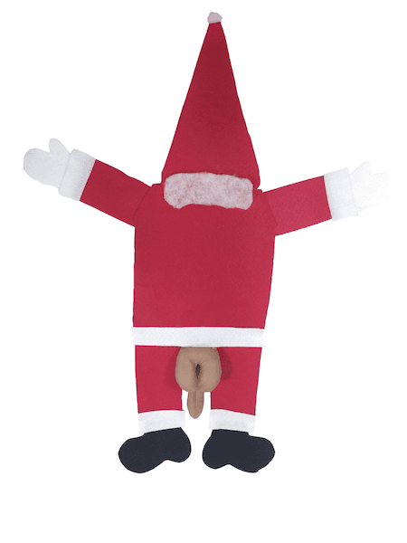 ADORNO DE SANTA CLAUS ESTRELLADO PARA PUERTA