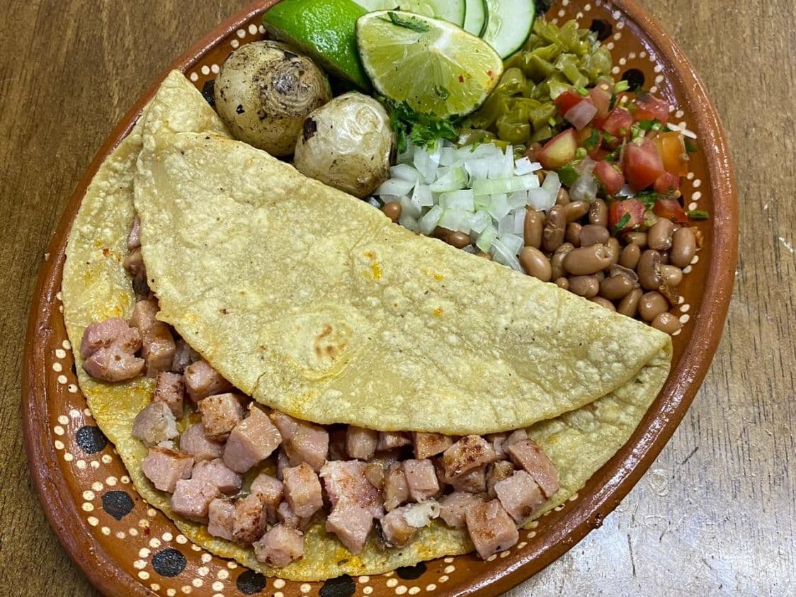 Quesadilla de Maíz de Chuleta