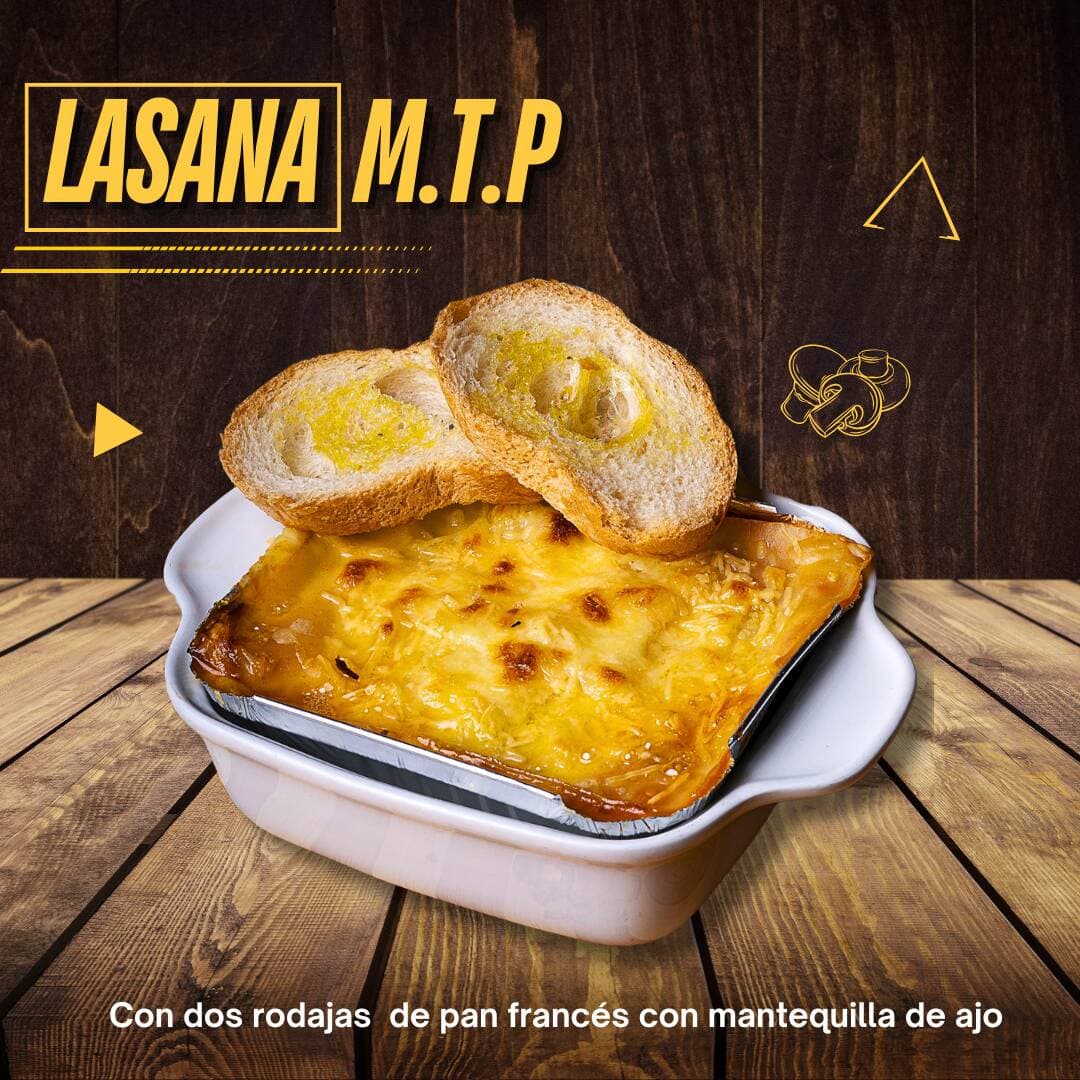 Lasaña Maduro, Tocineta y Pollo