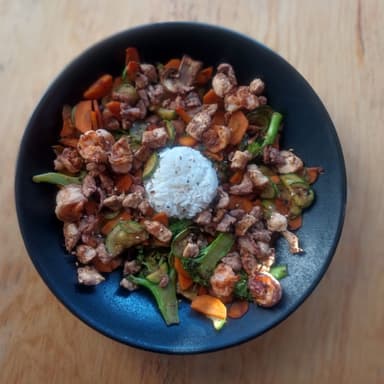 Teppanyaki Camarón