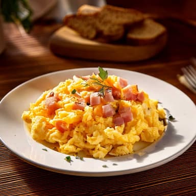 Huevo Revuelto con Jamón