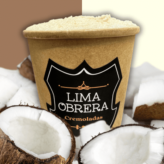 Cremolada de Coco con leche 1/2 L