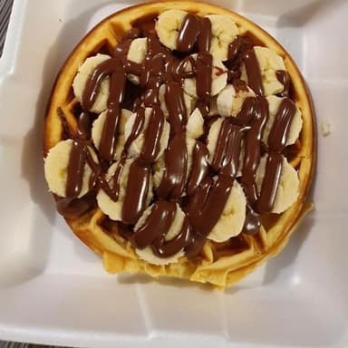 Waffle Banana Choc
