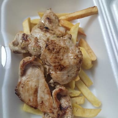 Pechuga  a la plancha y Papa