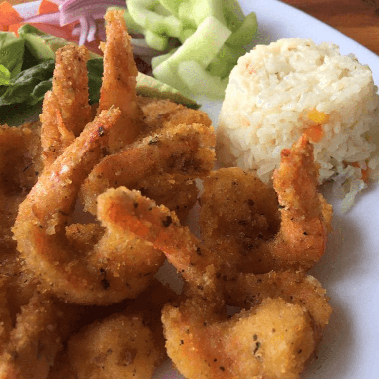 camarones empanizados