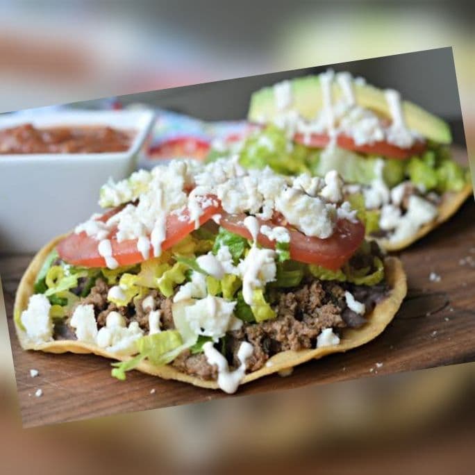 Tostadas de Carne Molida 1 Pz