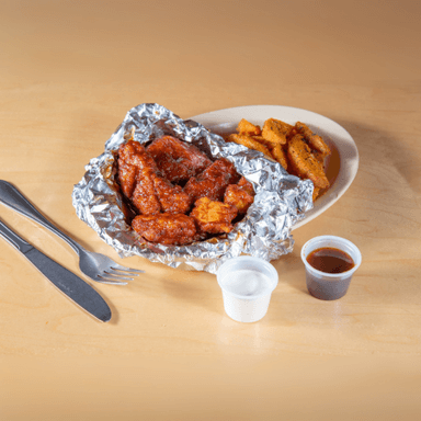 Tenders con papas Gajo.