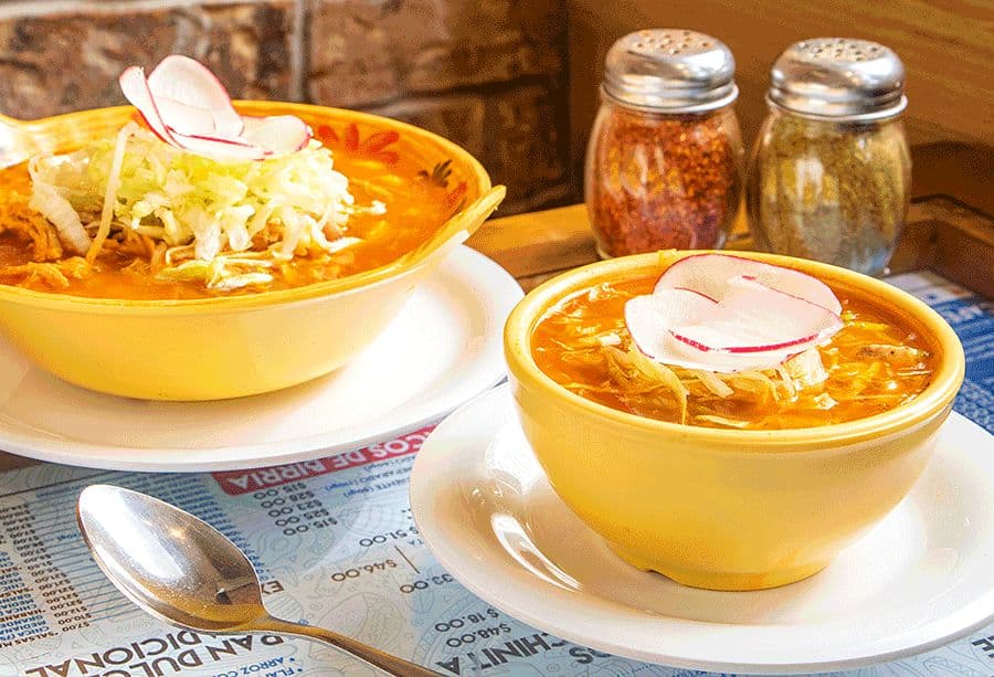 Pozole grande de cabeza