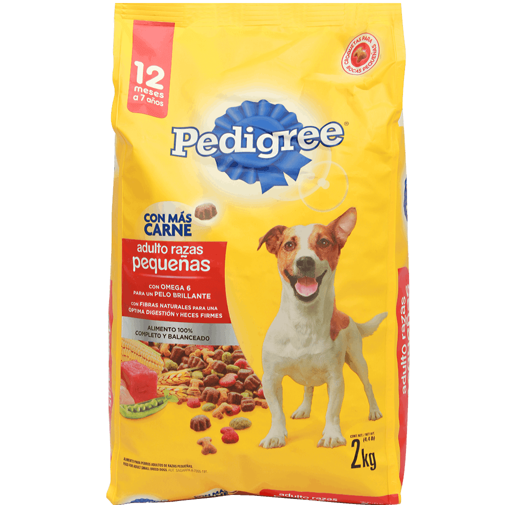 Comida para perro razas pequeas pedigree 2kg