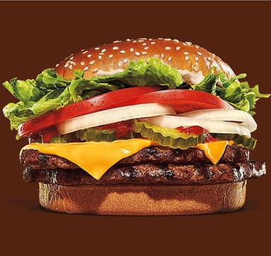 Whopper Doble con queso