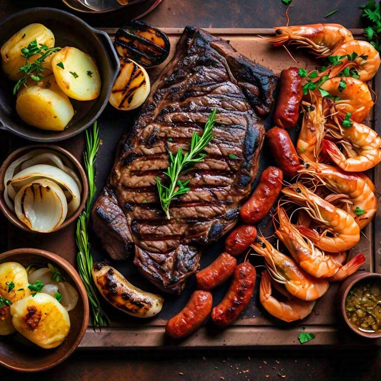 Parrillada Mar y Tierra (Grande)
