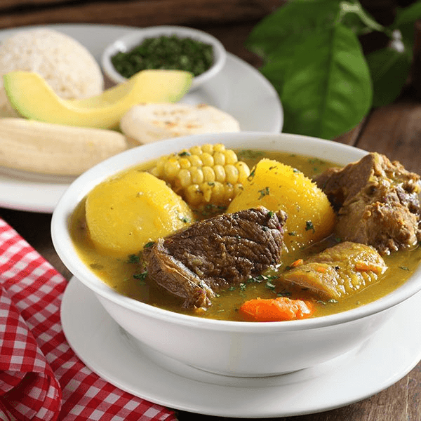 Sancocho MIxto mas Cocacola 400 ml