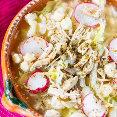 Pozole Blanco de Pollo (Chico)