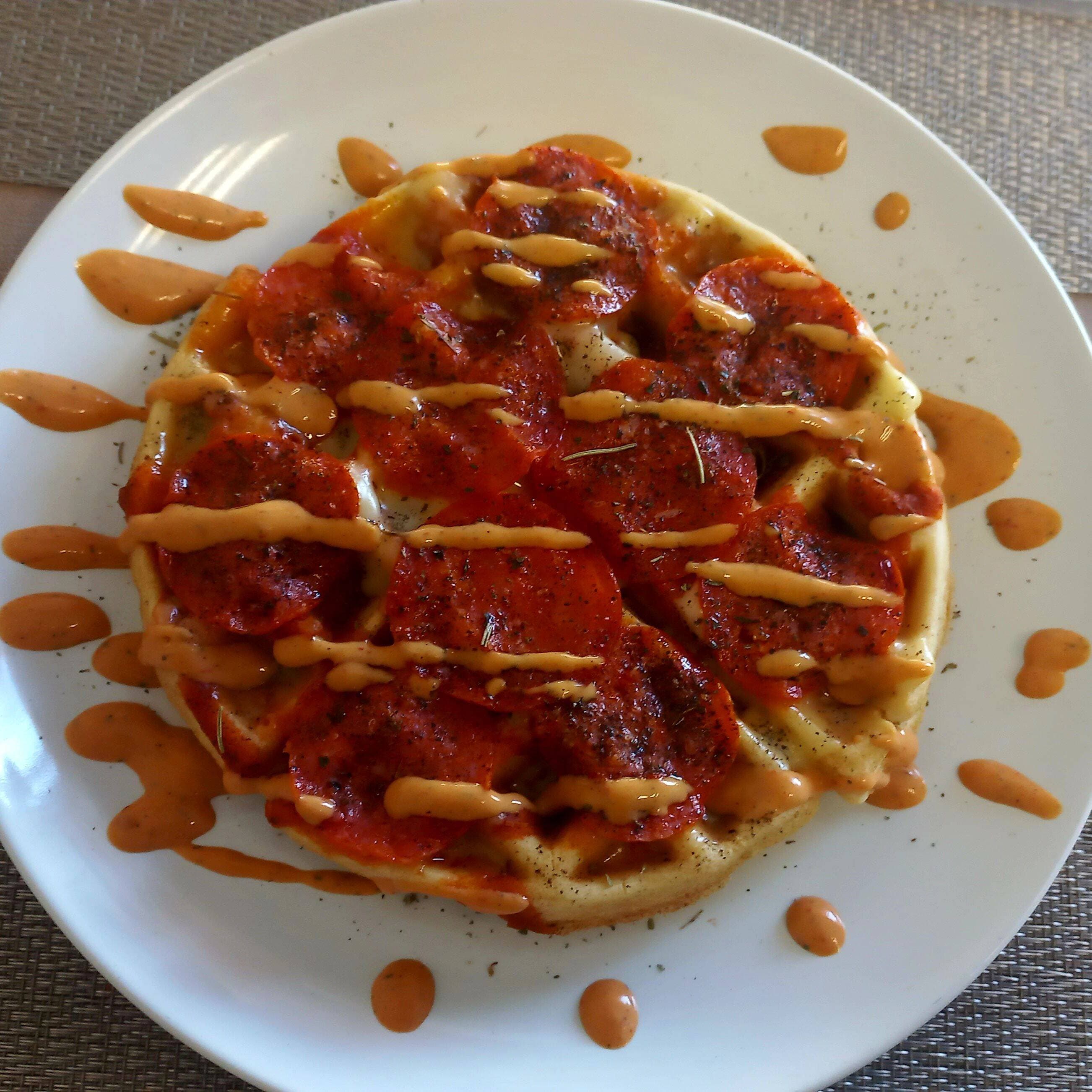 Waffle de Peperoni