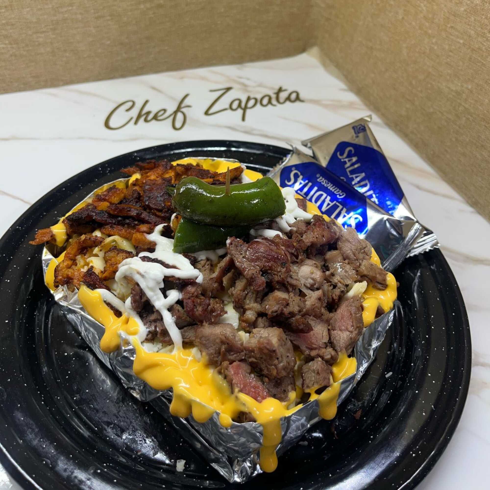 Papa Asada Mixta