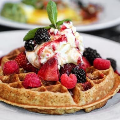 Waffle Frutos Rojos