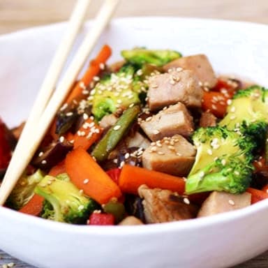Teppanyaki de Atún