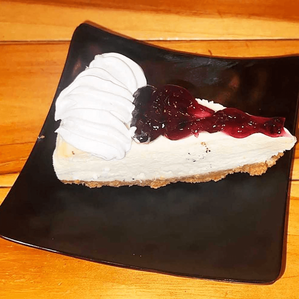 Cheesecake con Mermelada de Zarzamora