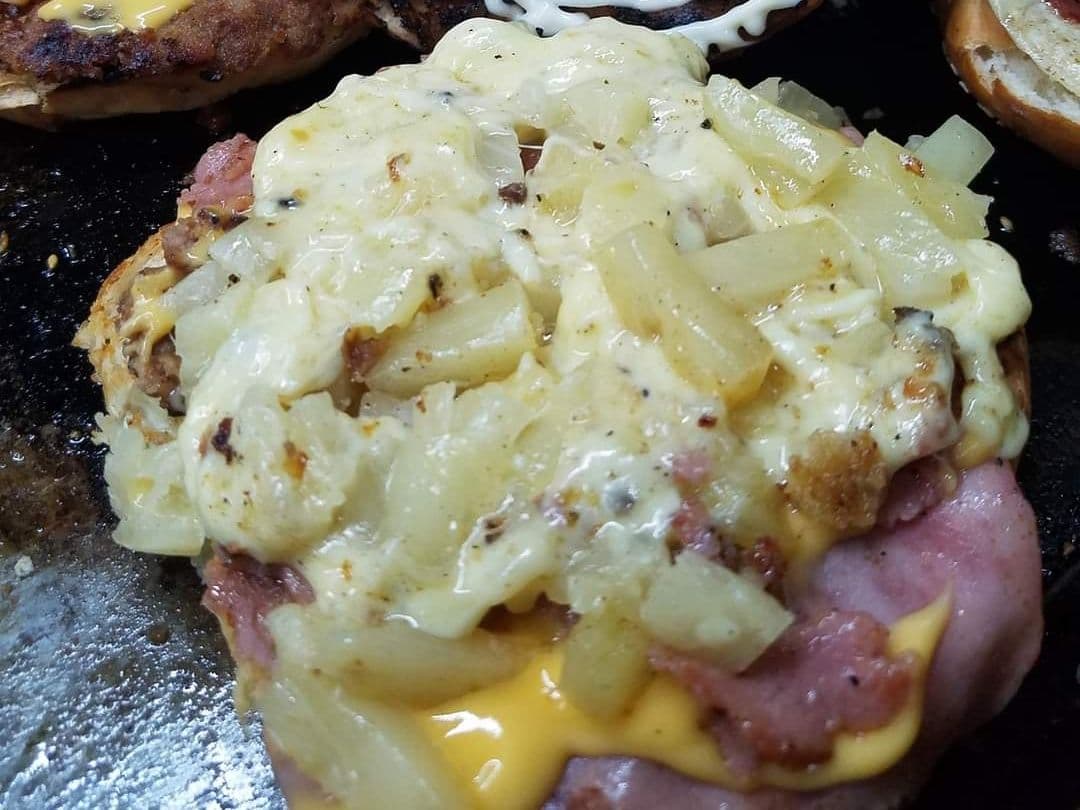 Hamburguesa Hawaiana