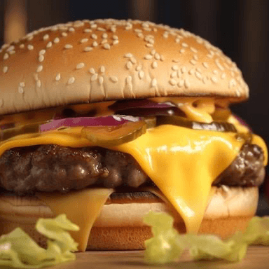 Cheese Burger+ Papas+ Refresco 🍔🍟🥤😋😋