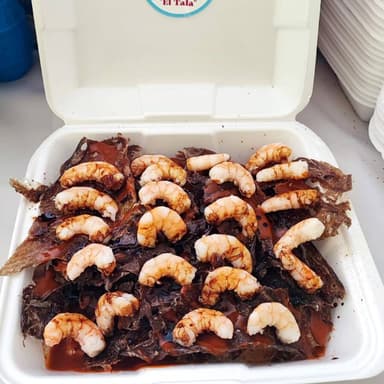 Carne Seca con Camarón Individual